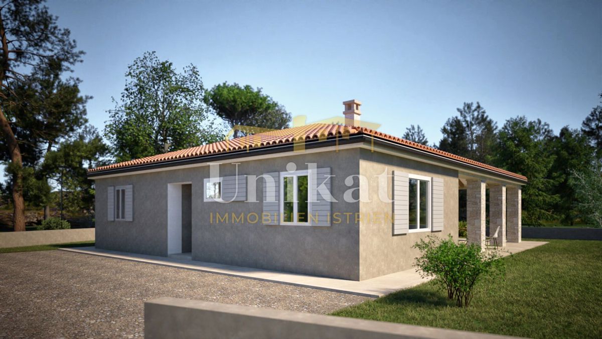 Bungalow 10 km von Porec - großer Garten